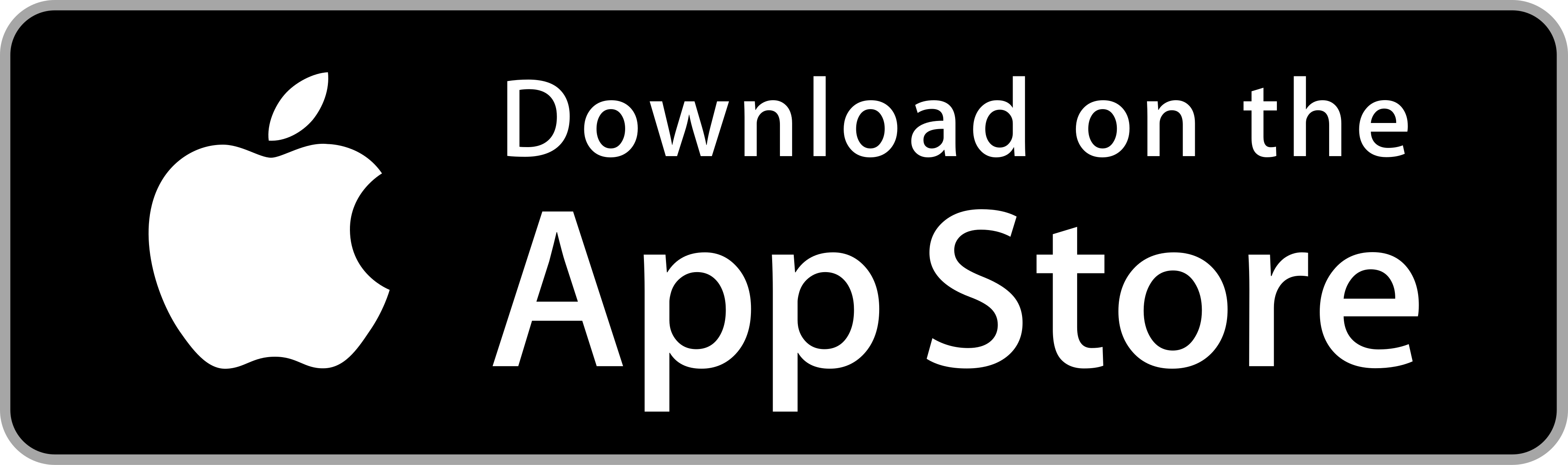 Apple app store download button